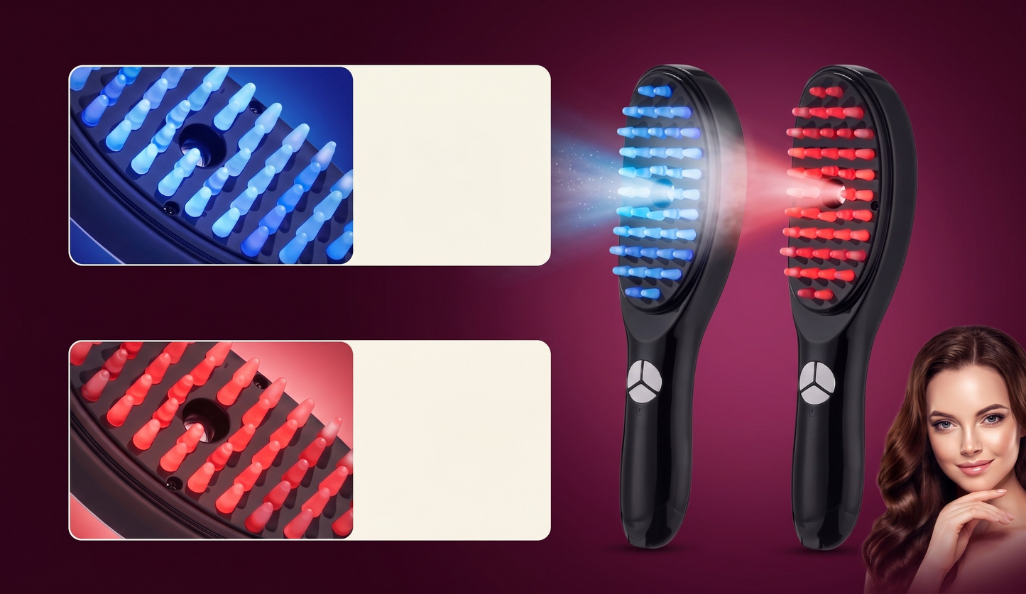 Cepillo de terapia capilar con vapor